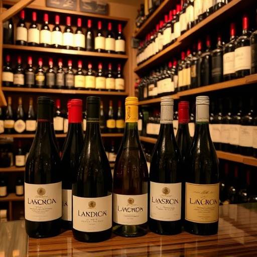 Selezione di vini italiani presentati in una cantina al Ristorante Bella Italia, Milano